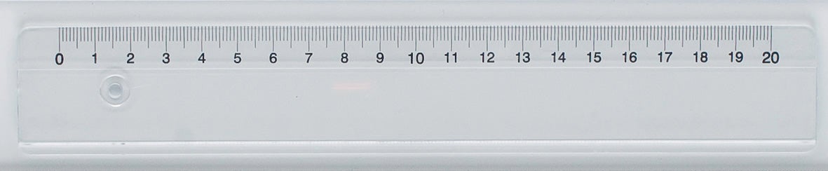 Linjal Office Depot plast 200 mm