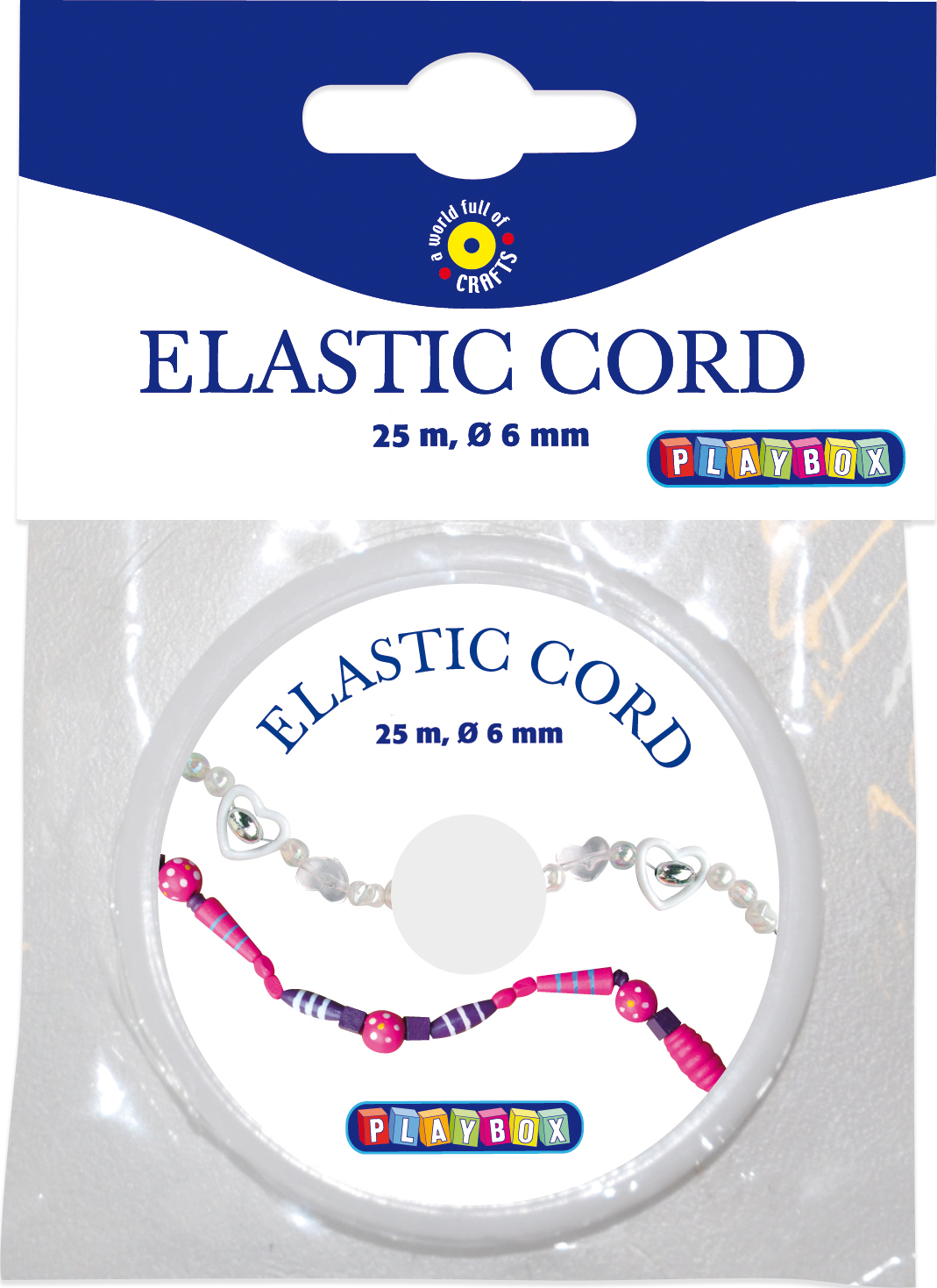 Smyckestråd elastisk 0,6mm 25m