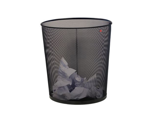 Papperskorg ALBA 40L svart