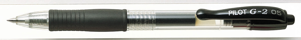Gelpenna Pilot G-2+ 0,5 mm svart