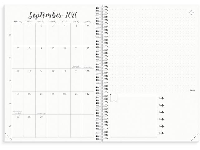 Kalender Doodle B5 2026