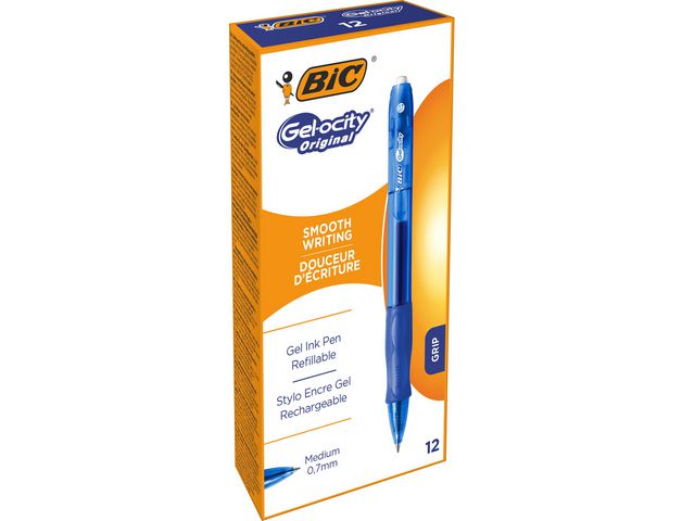 Gelpenna Bic Gelocity blå
