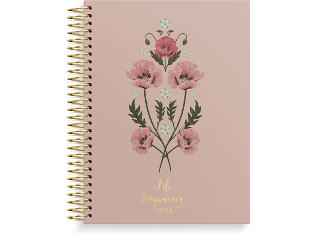 Life Organizer 2026 rosa