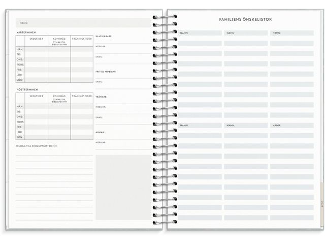 Life Organizer Family Planner 2026