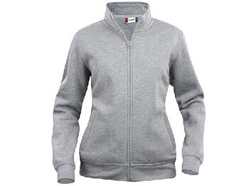 Basic Cardigan Dam Gråmelerad M