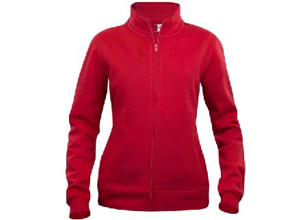 Basic Cardigan Dam Röd L