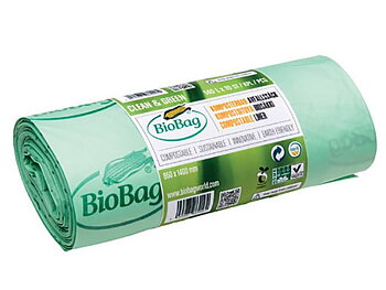 Insatspåse BIOBAG 50L 17my grön 32/rl