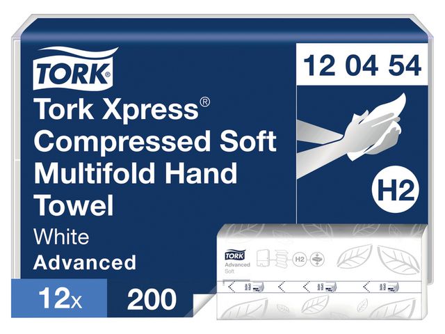 Handduk TORK Adv H2 Xpress Komp. 2400/fp