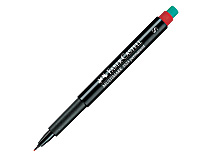 Märkpenna Faber Castell Superfine permanent röd