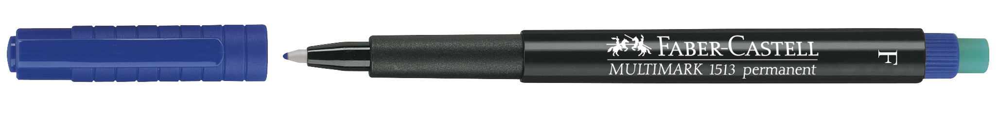 Märkpenna Faber Castell Fine permanent blå
