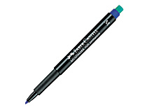 Märkpenna Faber Castell Medium permanent blå