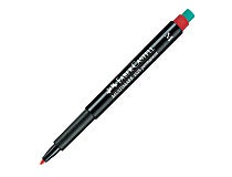 Märkpenna Faber Castell Medium permanent röd