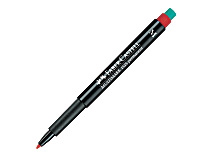 Märkpenna Faber Castell Medium permanent röd