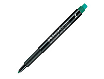 Märkpenna Faber Castell Medium permanent grön