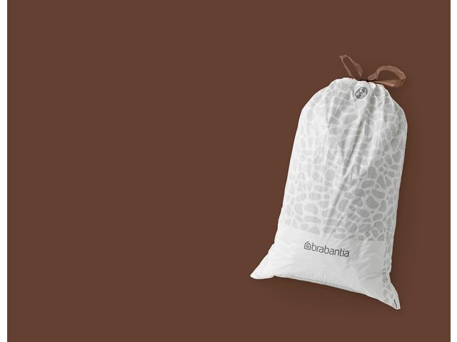 Insatspåse L BRABANTIA 40-45L vit 10/rl