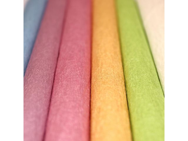 Kr&auml;ppapper pearl mix, 1rl x 6f&auml;rger