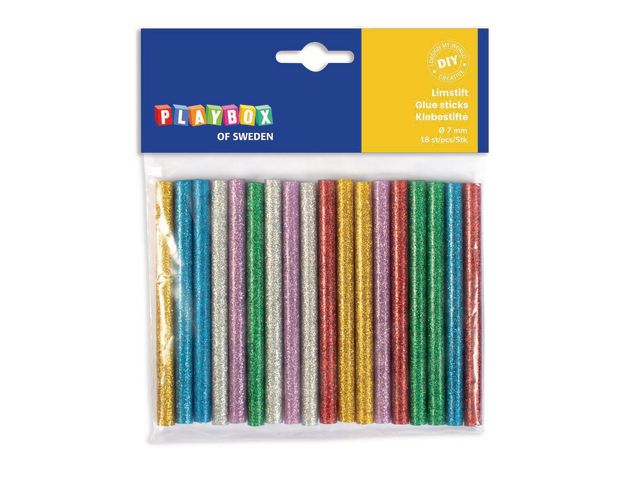 Limst&auml;nger 7 mm glitter 18/fp