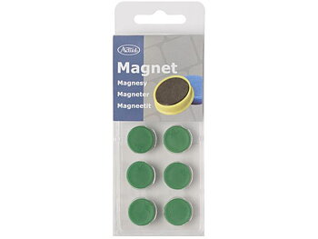Magnetknappar ACTUAL 16mm grön 10/fp