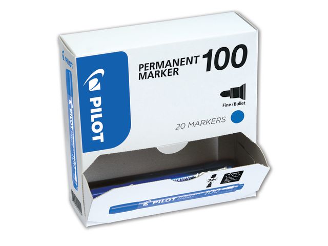 Märkpenna Pilot 100 blå