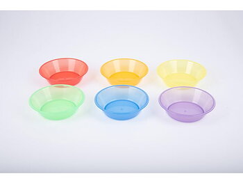 Transparent sorteringsskål färgade 6/fp