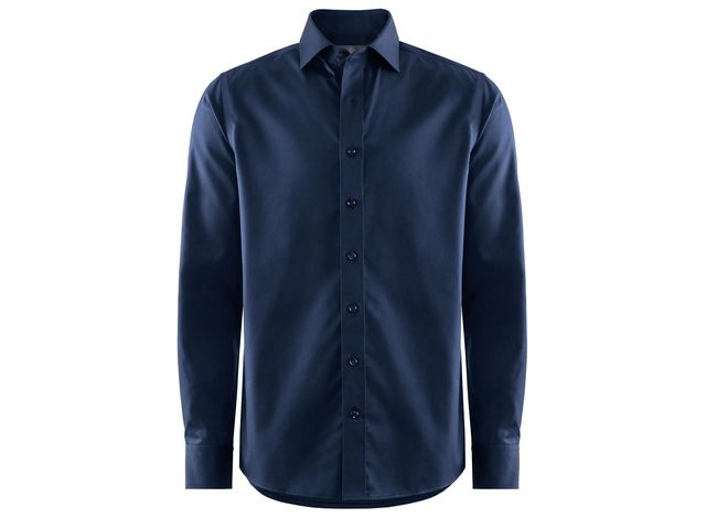 Skjorta BERKELEY Plainton tail marin S