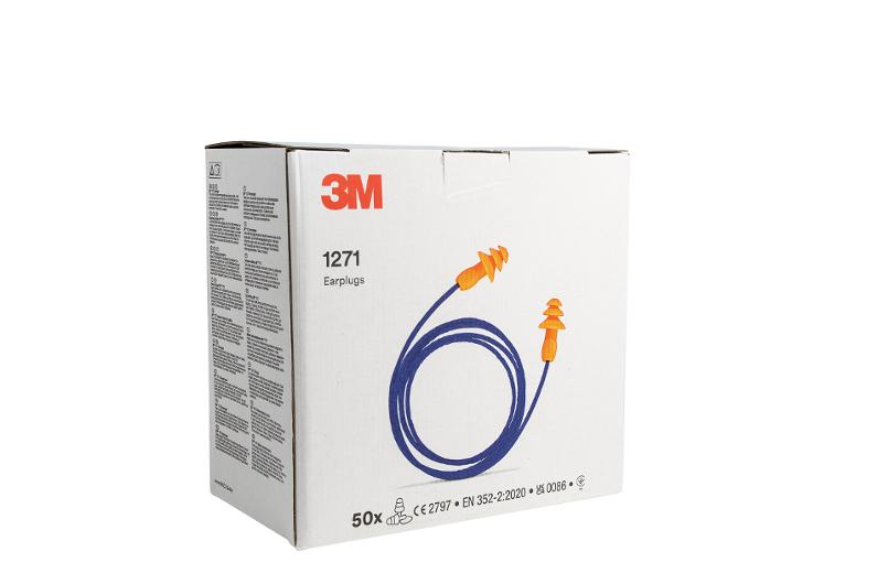 Öronpropp 3M med snöre 1271 1 par