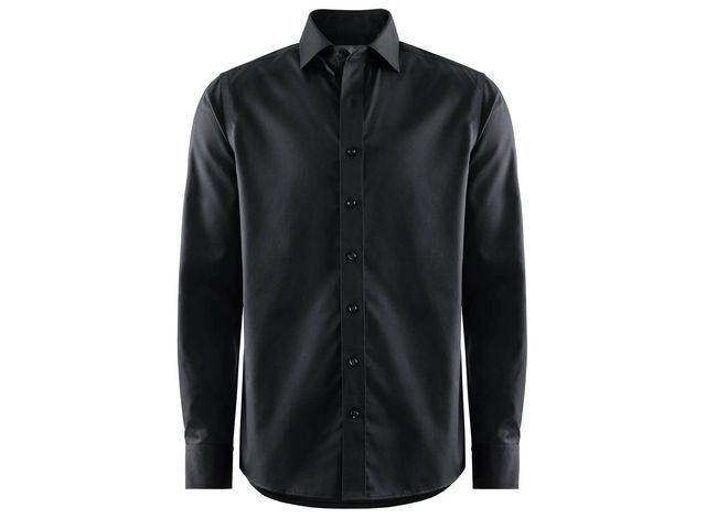 Skjorta BERKELEY Plainton reg svart L