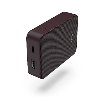 Powerbank 10000mAh USB-C+A Plommon