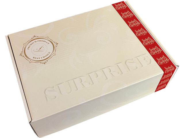 Godis Carl Surprise papperslåda 3,8kg