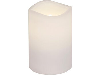 Blockljus STAR T LED Paul 11,5cm vit