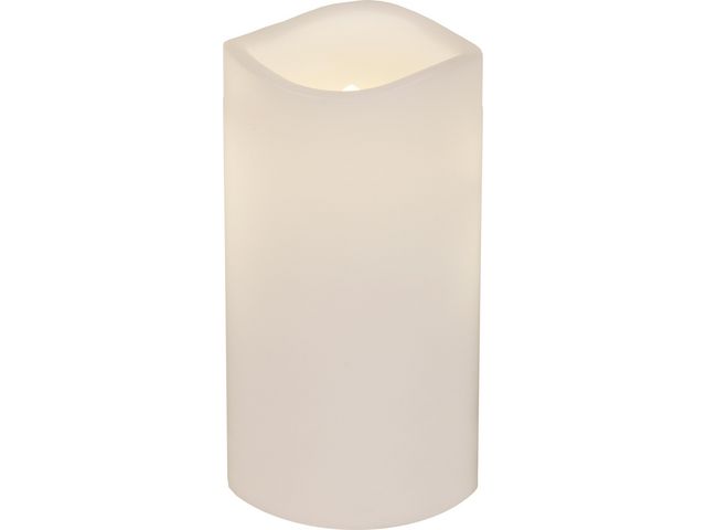 Blockljus STAR T LED Paul 15cm vit
