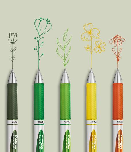 Gelpenna PENTEL EnerGel BL77 0,7 lj.grön