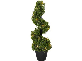 Dekorationsträd Buxbom LED 65cm