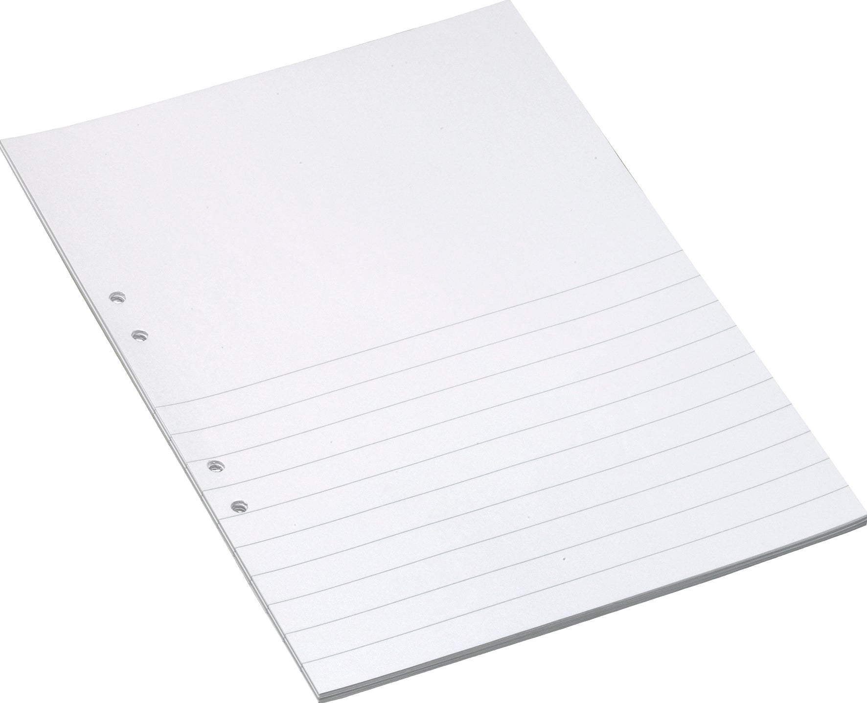 Arbetsblad A4 ½ sida linjerat 500/fp