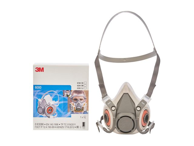 Halvmask 3M 6200