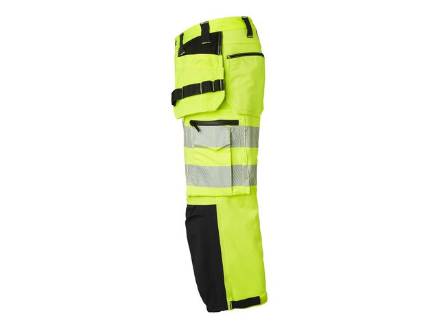 Hantverksbyxa 3/4 stretch varsel kl1