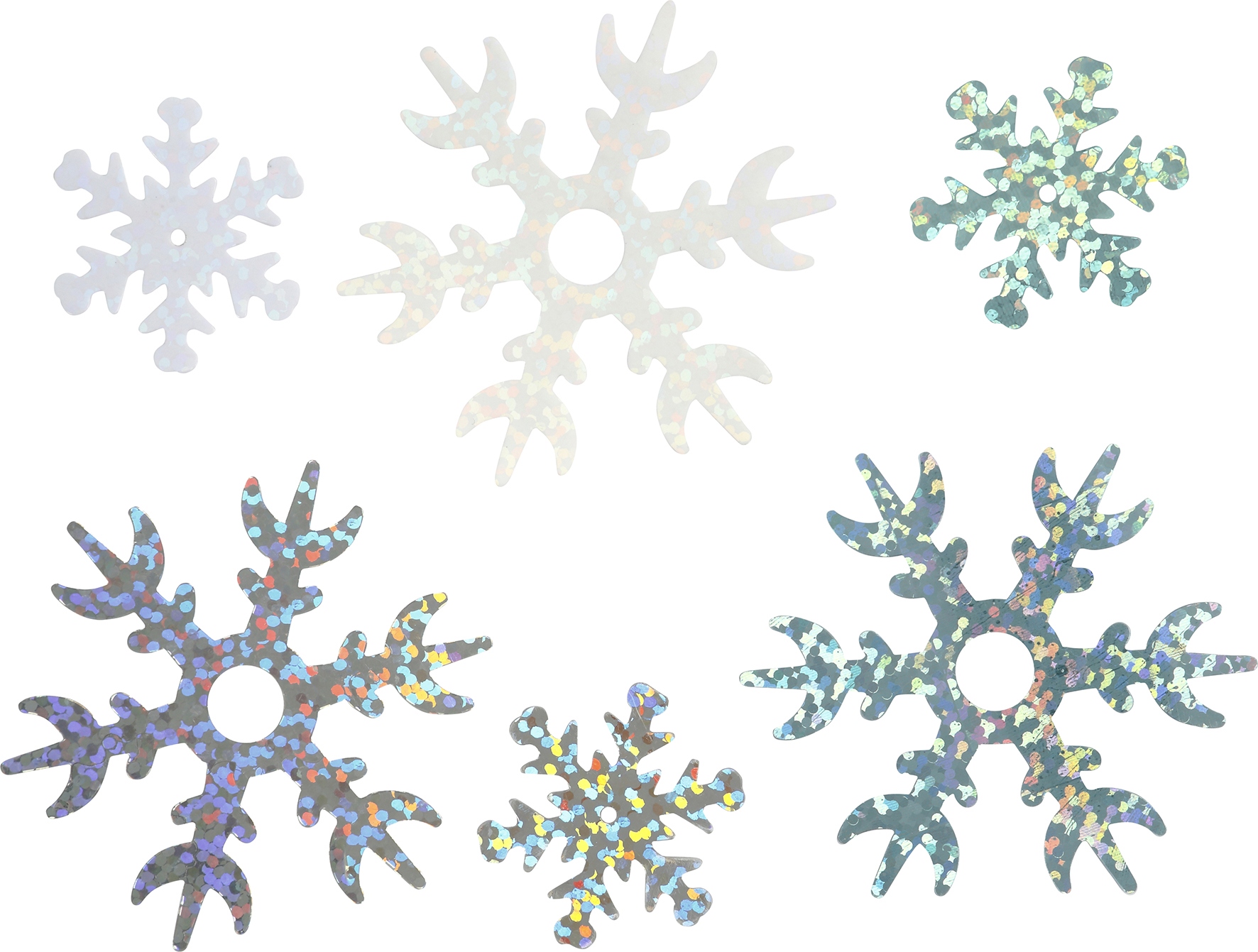 Paljetter Sn&ouml;flinga mix 30 g