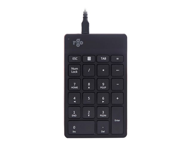 Tangentbord numeriskt R-GO Kabel