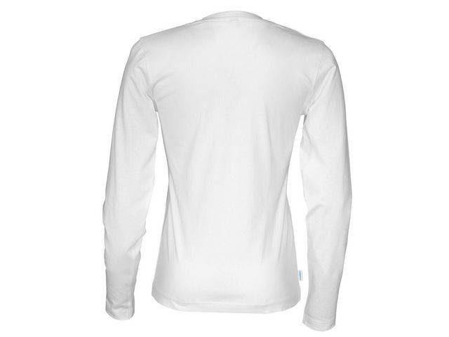 T-shirt LÄ 141019 GOTS dam vit XS
