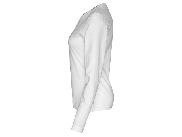 T-shirt LÄ 141019 GOTS dam vit