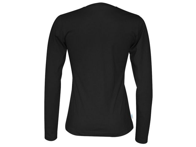 T-shirt LÄ 141019 GOTS dam svart XS
