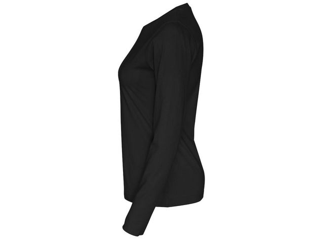 T-shirt LÄ 141019 GOTS dam svart
