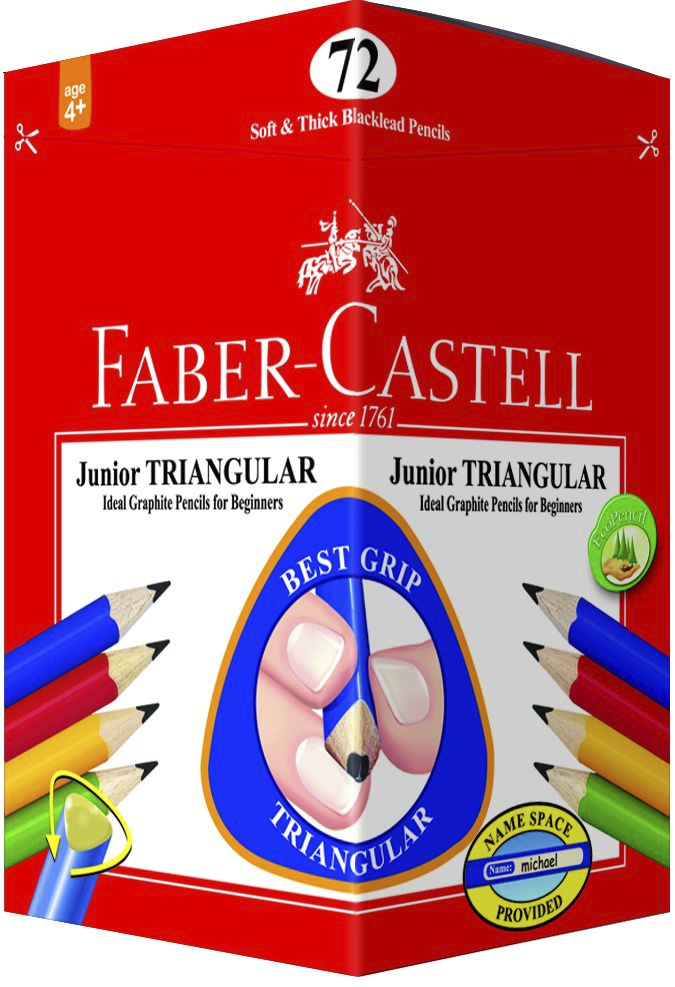 Blyertspenna Faber triangular 72/fp