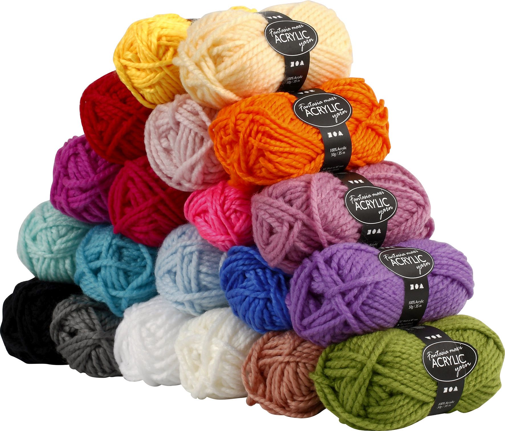 Akrylgarn Fantasia Maxi 50g x 20st/fp