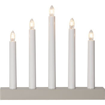 Ljusstake INEZ beige