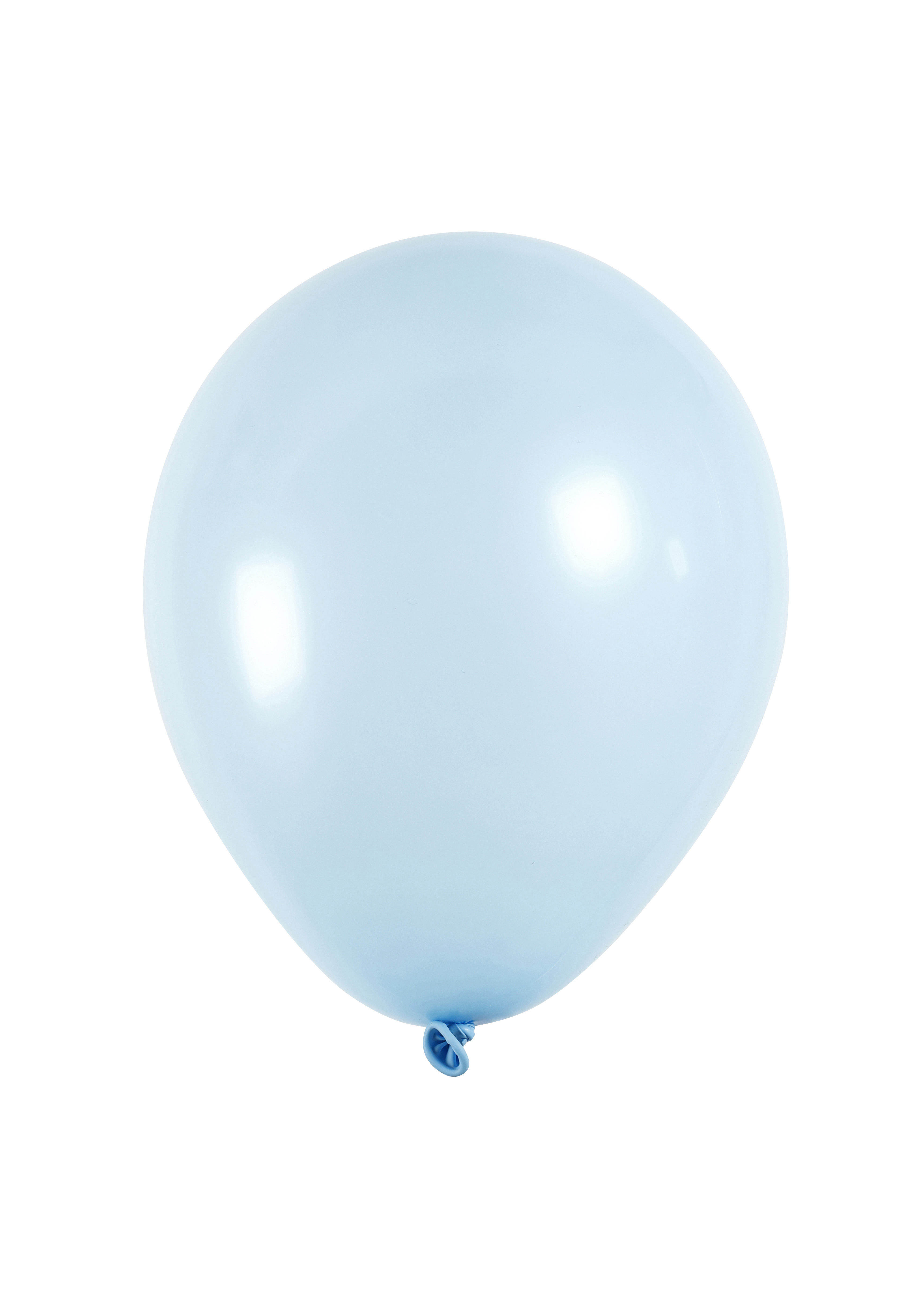 Ballonger rund ljusblå 10/fp
