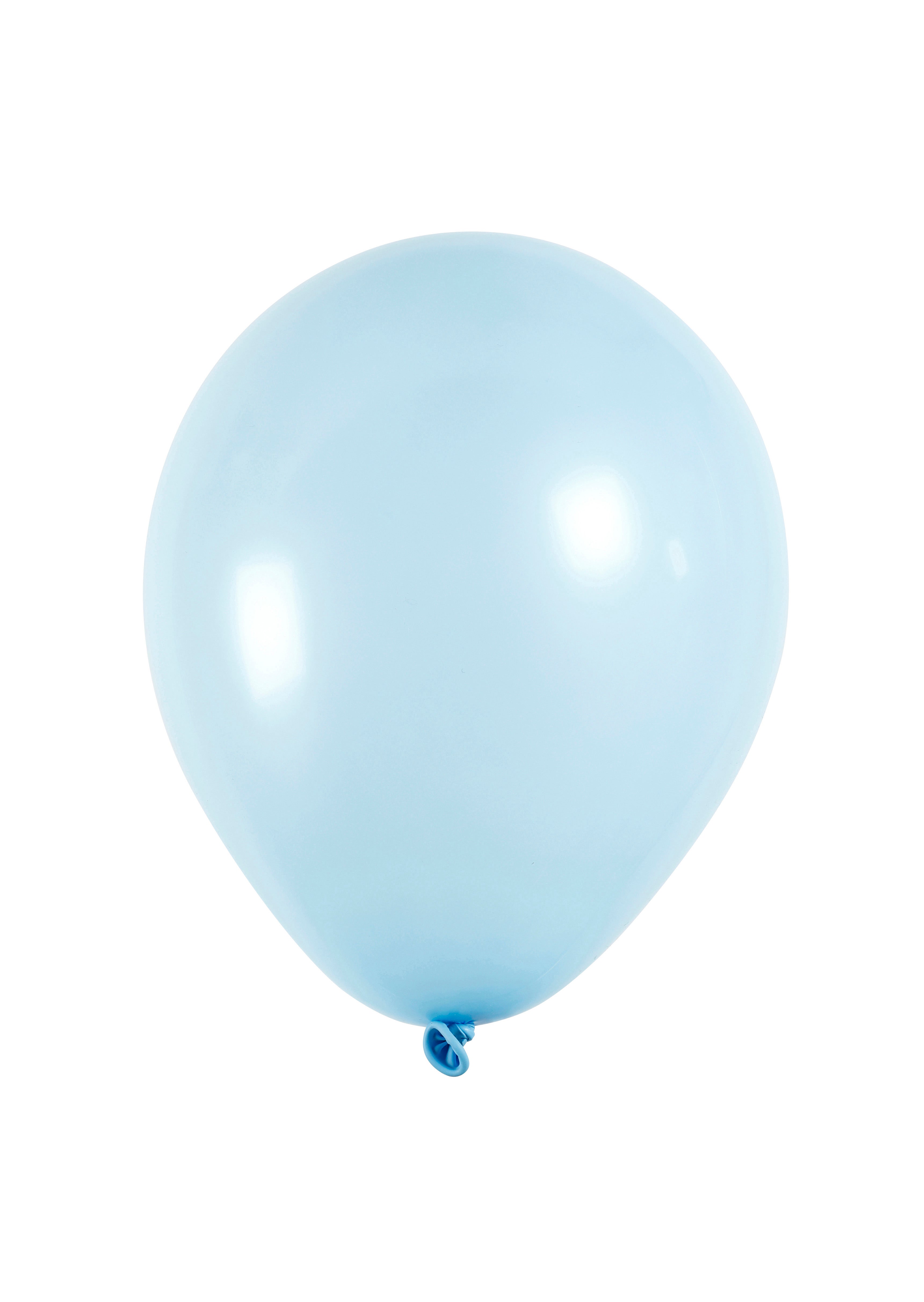 Ballonger runda 23 cm 10/fp Ljusblå