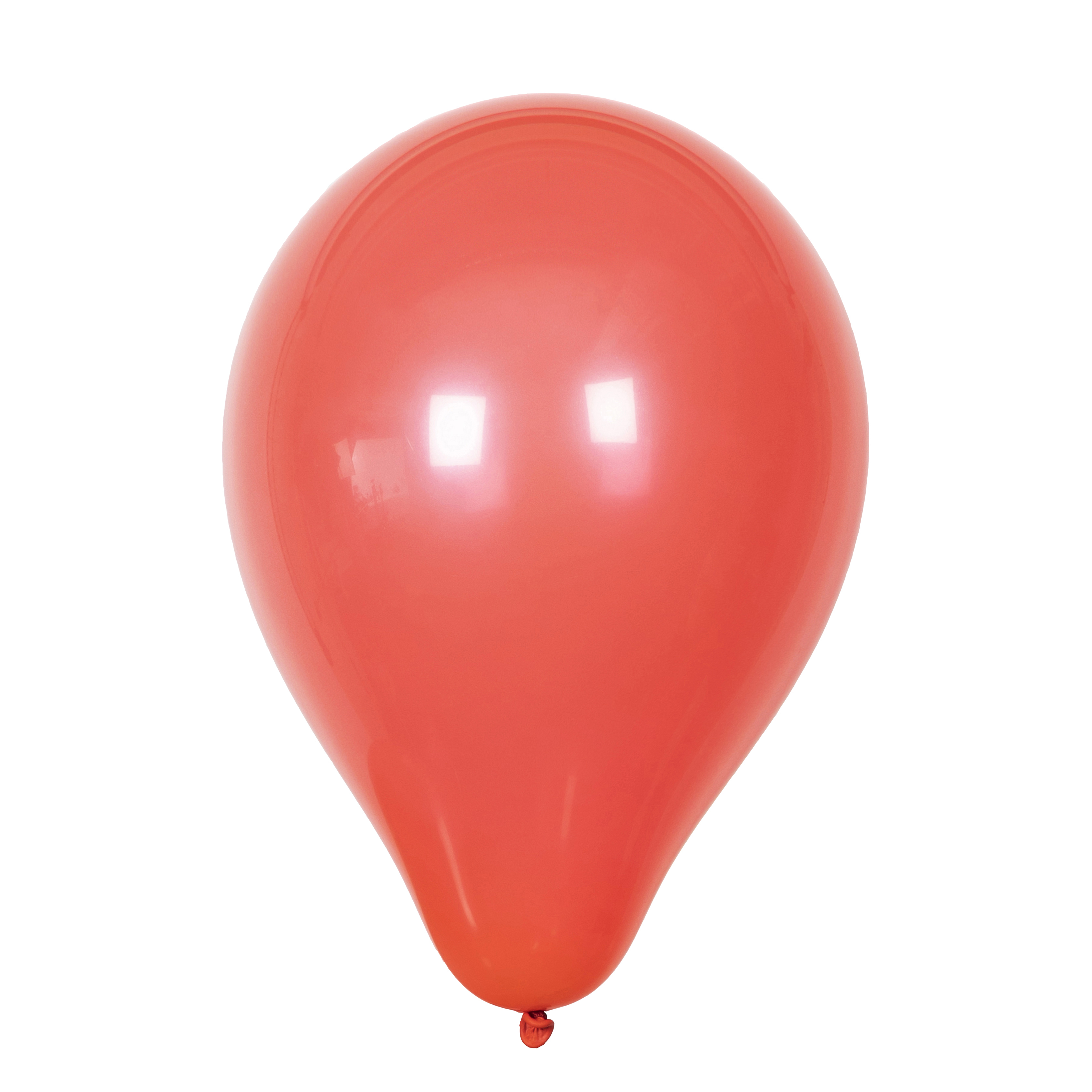 Ballonger rund 23cm röd 10/fp