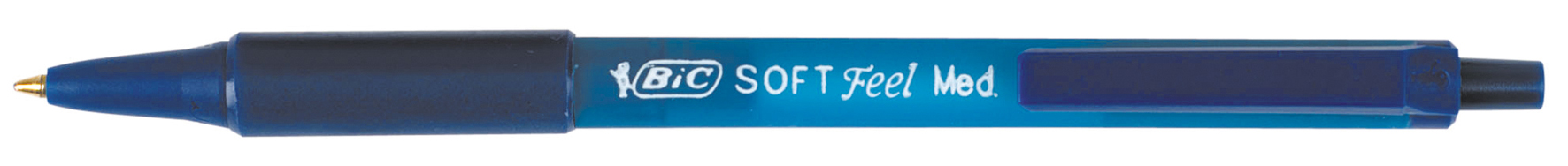 Kulspetspenna Bic Soft Feel bl&aring;
