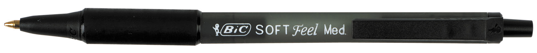 Kulpenna Bic Soft Feel svart